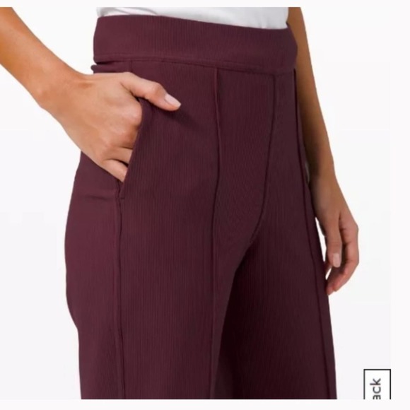 Lululemon Urban Strides Super High-Rise Pant In Cassis Maroon 4 - Picture 9 of 9